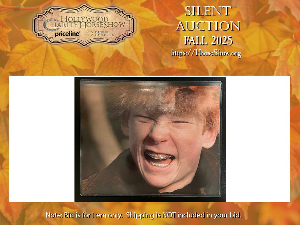 Zack Ward as the Bully ''Scut Farcus'' autographed a...