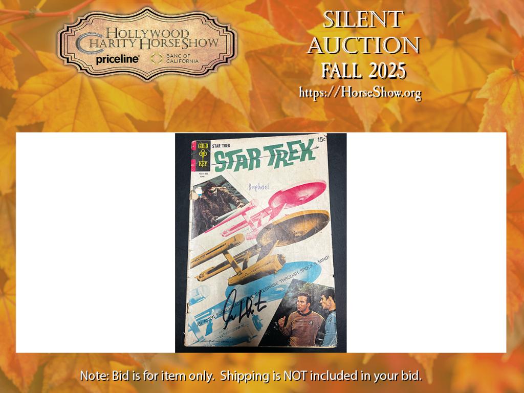 Star Trek No. 4 Gold Key Comic dated June 1969 signe...