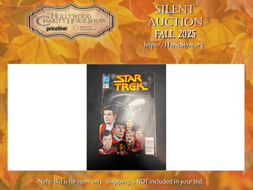 DC Comics Star Trek 66 Comic dated Dec 1994 signed b...