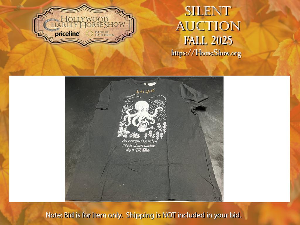 An octopus's garden needs clean water T-Shirt signed...