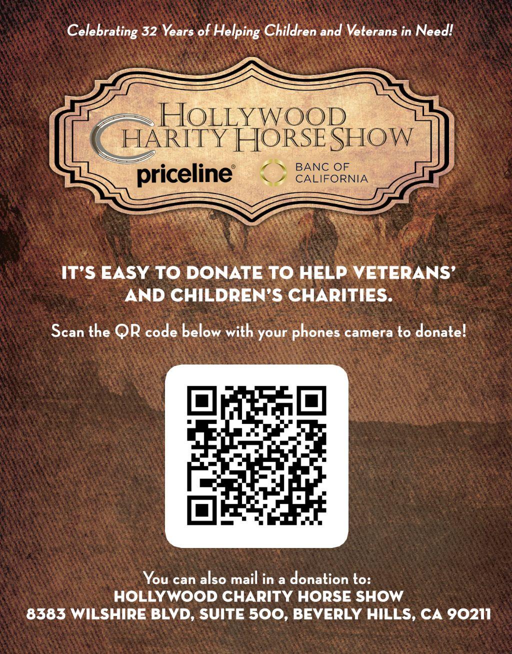 Want to Just Donate to the Hollywood Charity Horse Show?