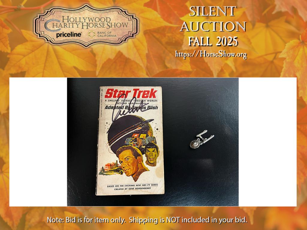 Star Trek adapted by James Blish signed by Mr. Shatn...