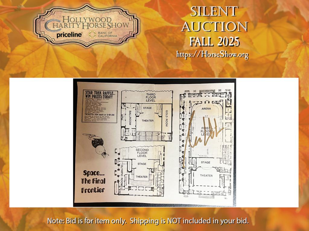 Star Trek Convention schedule from Oakland Municpal ...