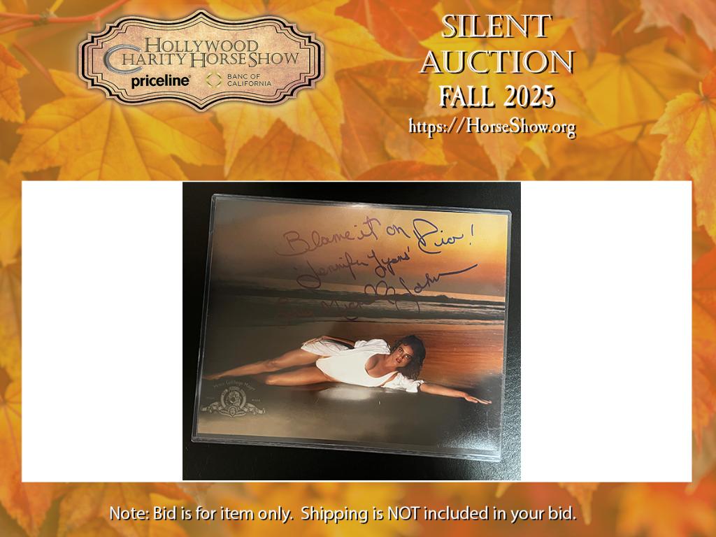 Michelle Johnson from ''Blamie It On Rio'' autograph...