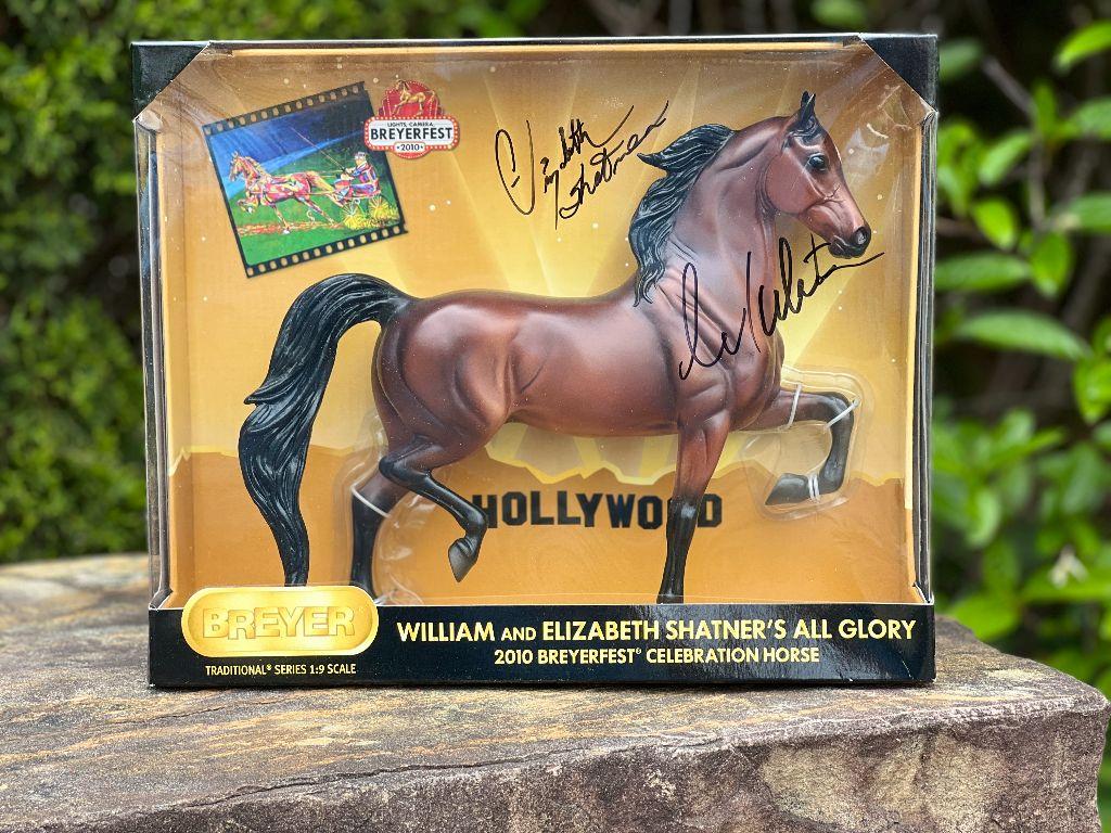 Ltd Edition Breyer Horse Model ''All Glory'' signed ...