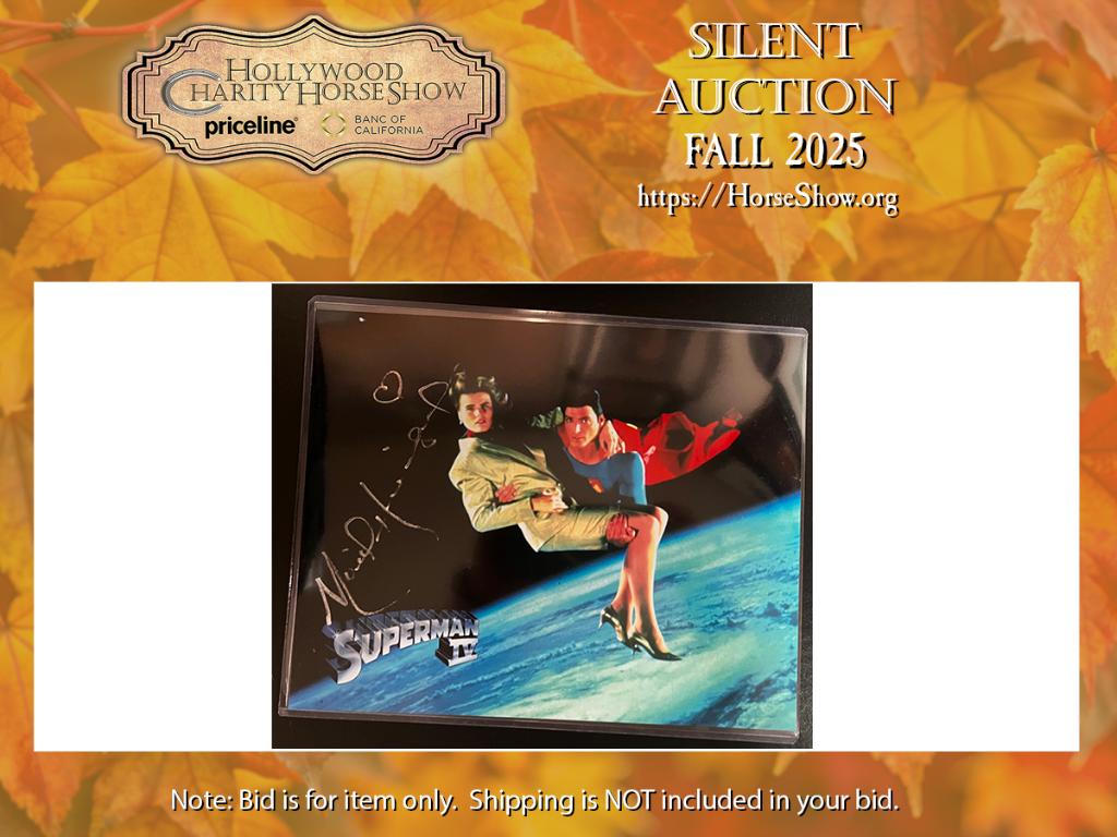 Mariel Hemingway from ''Superman'' autographed publi...