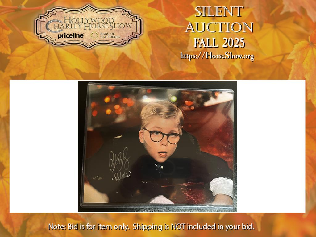 Peter Billingsly ''Ralphie'' autographed awed photo ...