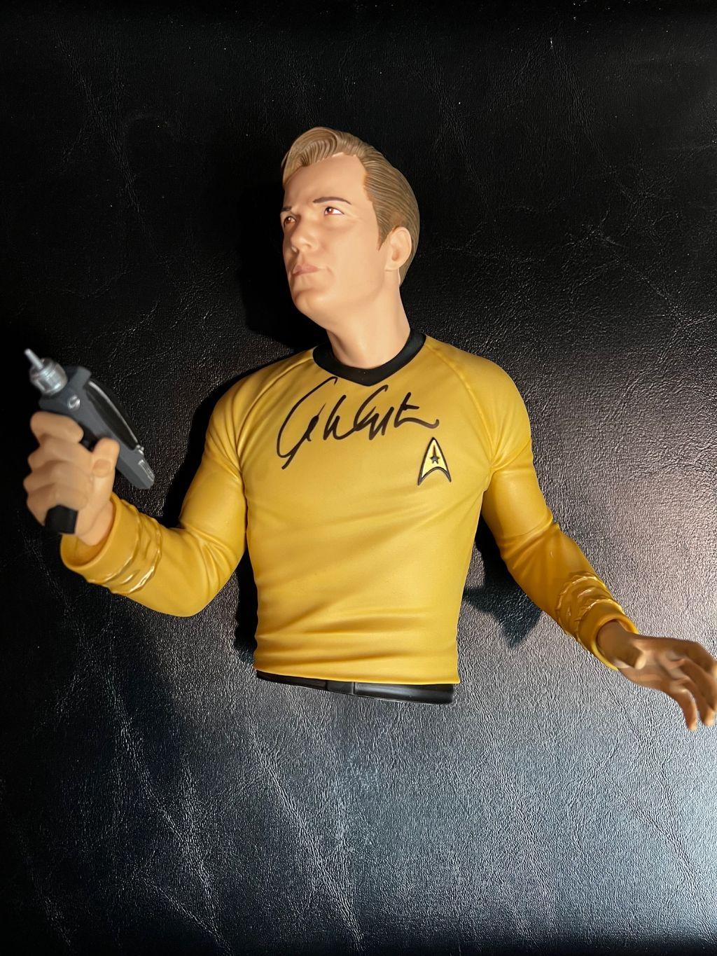 Captain Kirk Bank - signed by Mr. Shatner