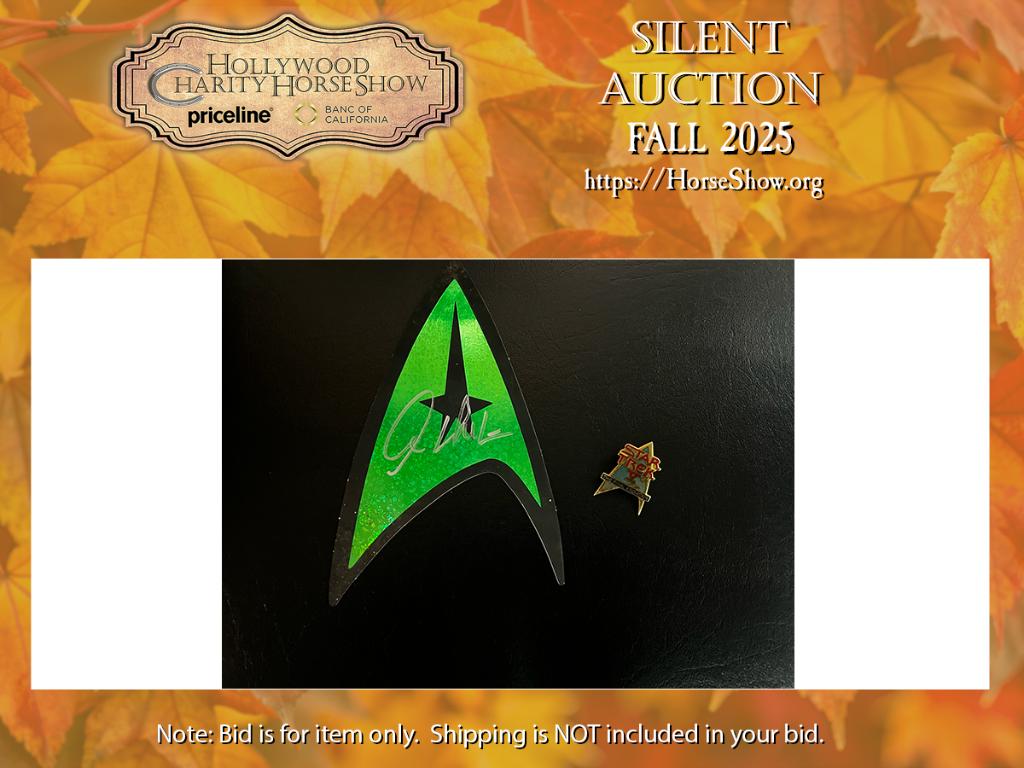 Hallmark Star Trek Command Badge Card signed by Mr. ...