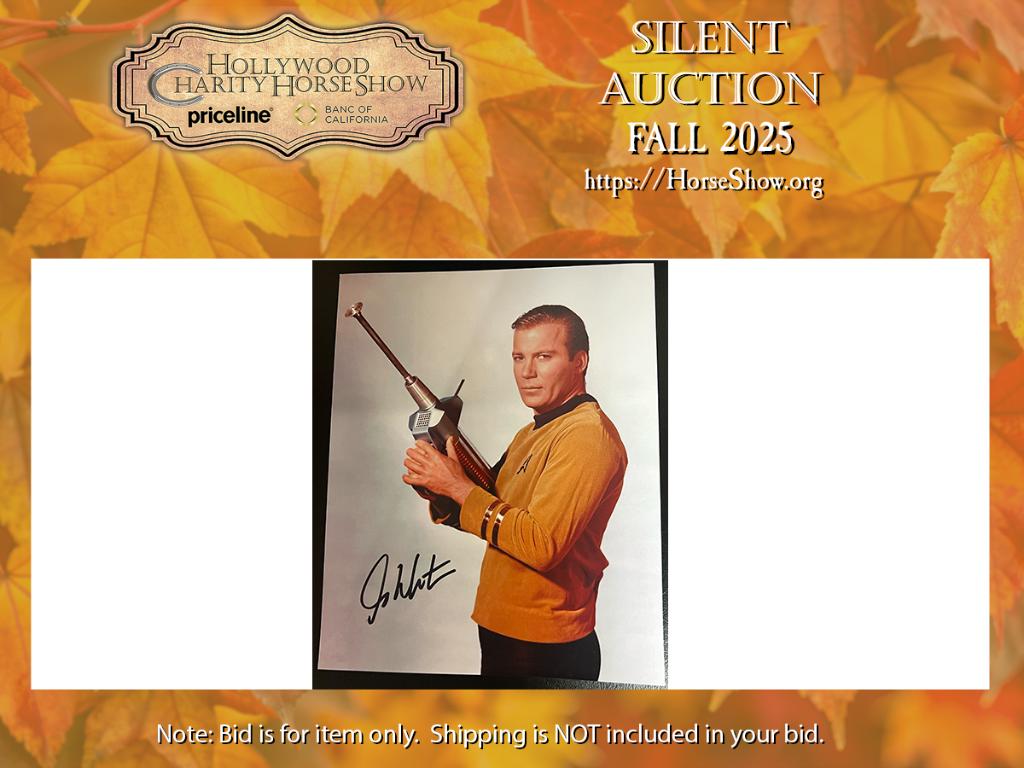 Star Trek Publicity Photo of Captain Kirk with Laser...