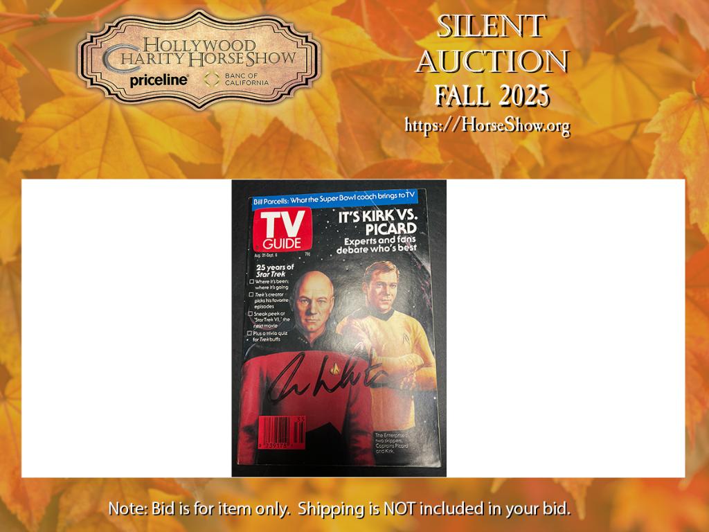 TV Guide featuring It's Kirk vs. Picard on the Cover...