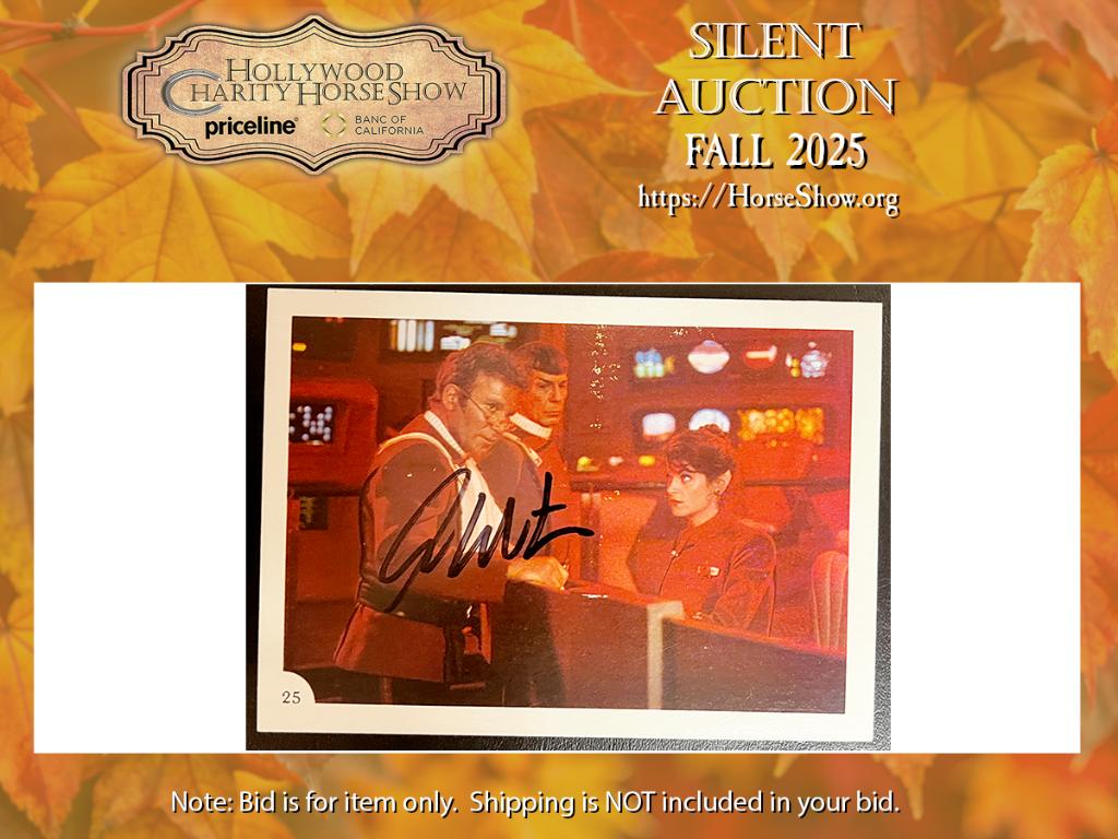 Serialized Card #25 from Star Trek The Wrath of Khan...