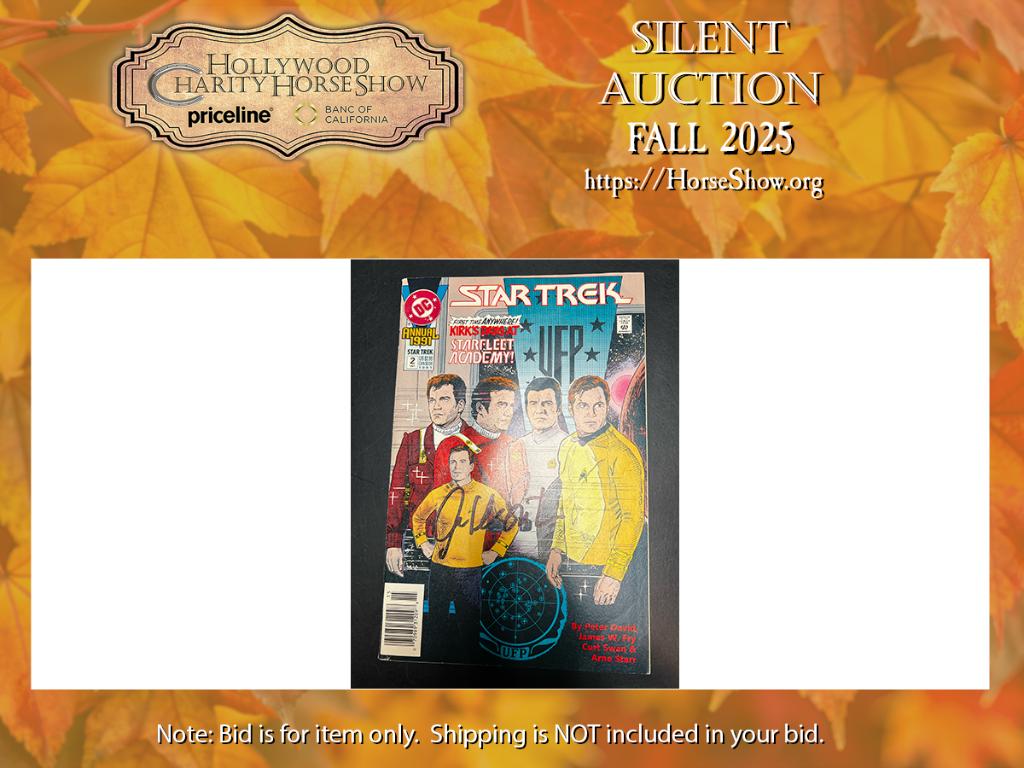 DC Comics Annual 1991 Star Trek Comic dated 1991 sig...