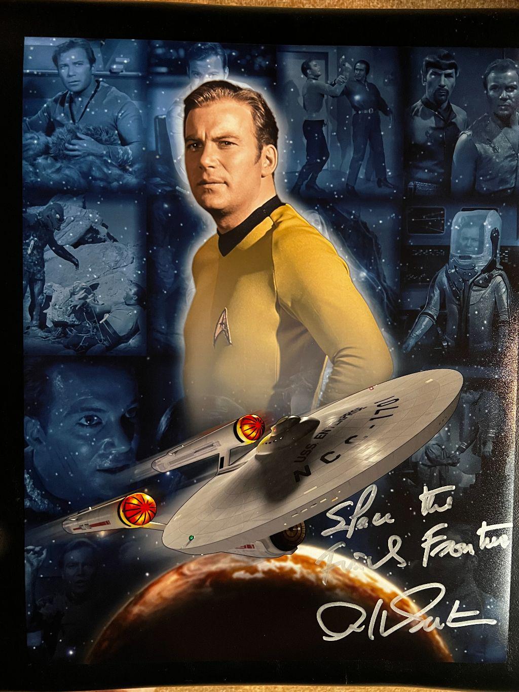 Space the Final Frontier Photo - autographed by Mr. ...