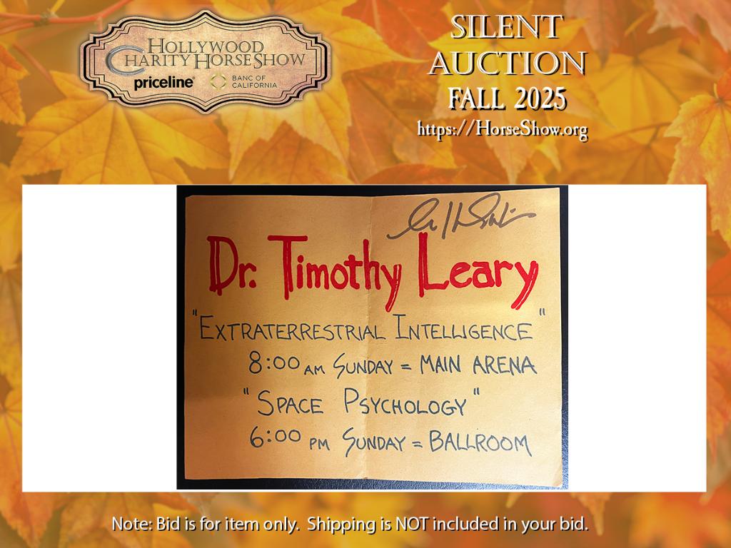 Dr. Timothy Leary ''Exraterrestrial Intelleigence'' ...