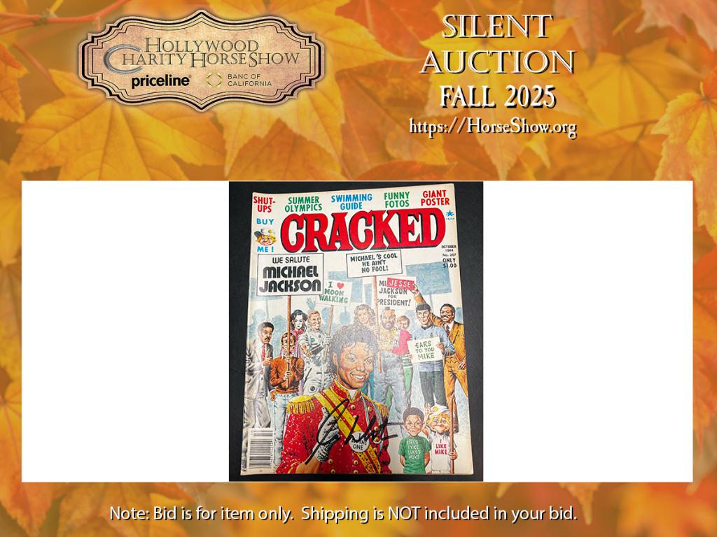 Cracked We Salute Michael Jackson Issue dated Ocotbe...