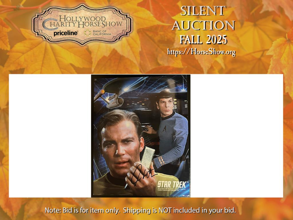 Star Trek Publicity Photo with Kirk & Communicat...