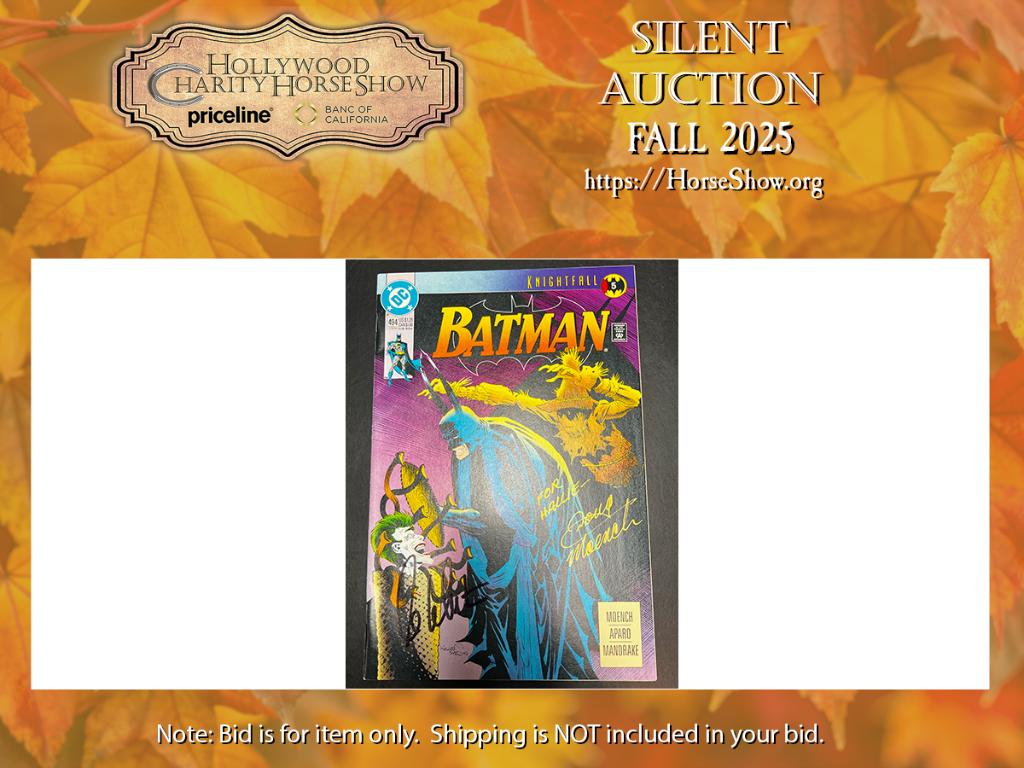 DC Comics Batman 494 Early June 1993 Comic signed by...