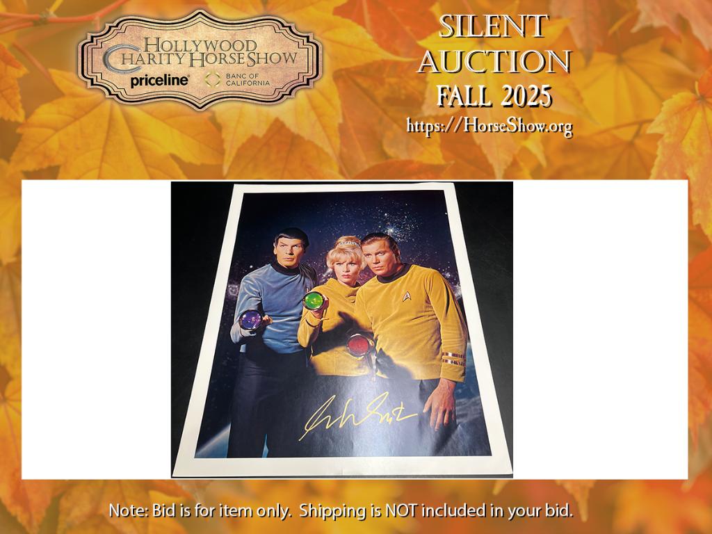 Star Trek Poster:  Captain Kirk, Mr. Spock and Yeoma...