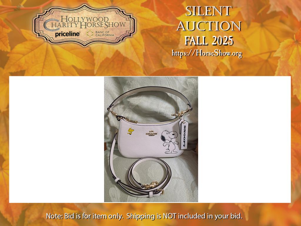 COACH SNOOPY TERI SHOULDER BAG - SOLD OUT NATIONWIDE