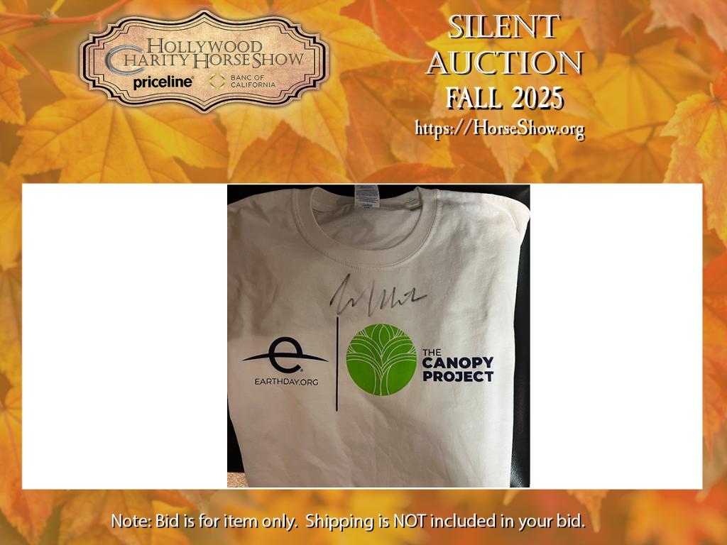 The Canopy Project T-Shirt signed by Mr. Shatner (si...