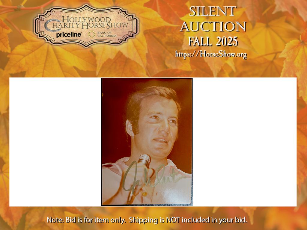 Photo of William Shatner with Microphone taken by An...