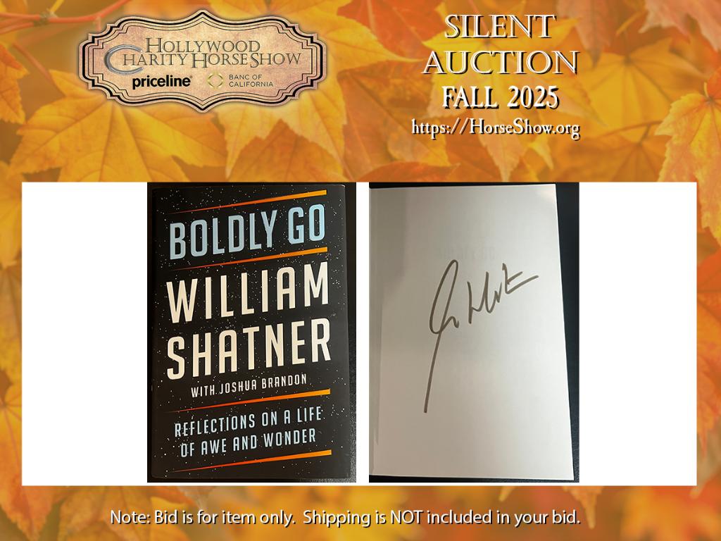 Boldy Go signed by Mr. Shatner