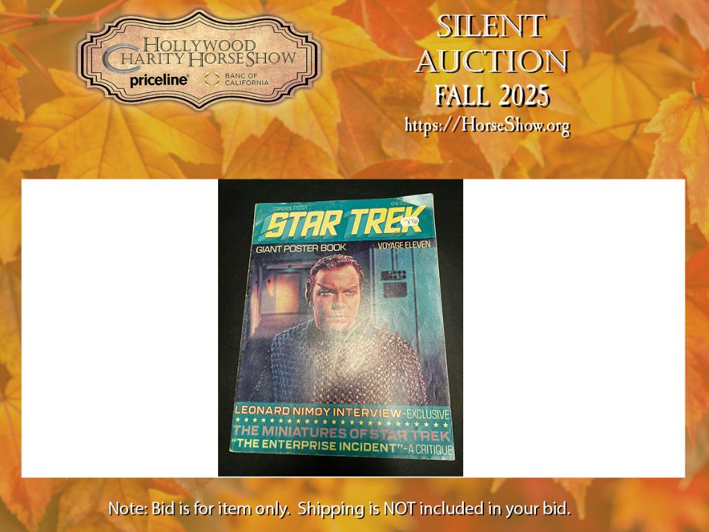 Star Trek Giant Poster Book Voyage Eleven signed by ...