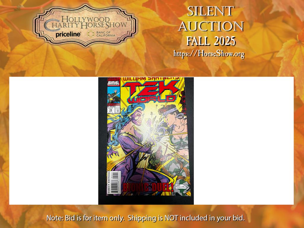 Marvel Epic Comics William Shatner's Tek World Bioni...