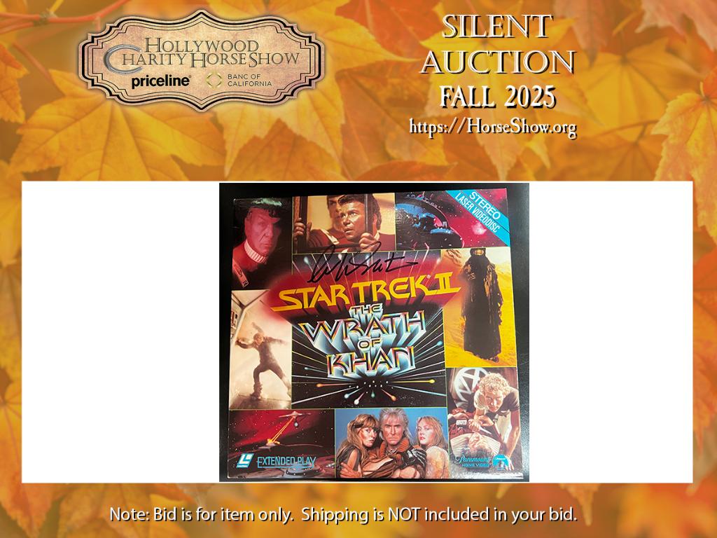 Star Trek II The Wrath of Khan Steroe laser Videodis...