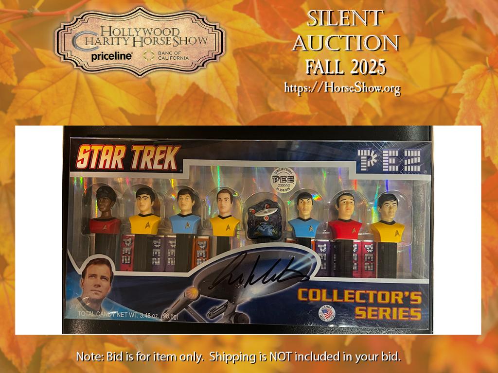Star Trek Pez Collector's Series signed by Mr. Shatn...