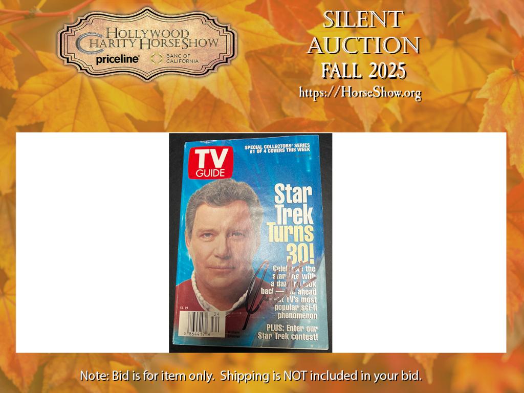 TV Guide featuring William Star Trek Turns 30! on th...