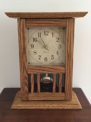 Oak Mantel Clock