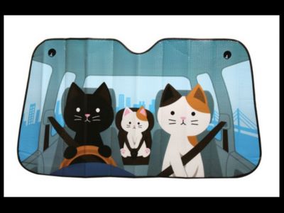 Calico Cat Car Sunshade