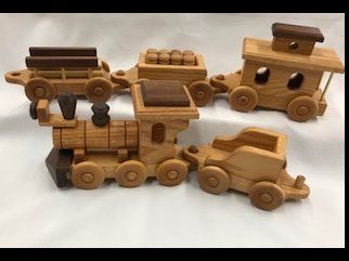 Wooden Train Set