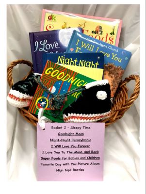 Sleepy Time Books Basket