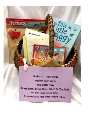 Adventure Books Basket