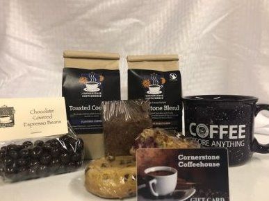 Cornerstone Coffeehouse Gift Basket