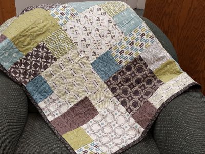 Lap Sized Modern Quilt