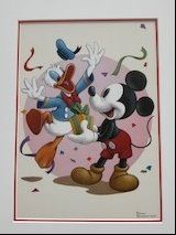 Donald Duck's Birthday Surprise Print