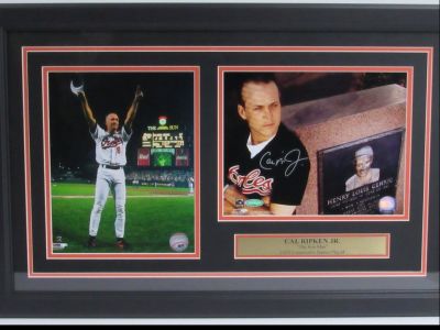 Cal Ripken, Jr. Orioles Autographed Photo Collage Framed