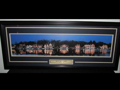 Philadelphia Boat House Row Panoramic Print