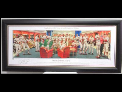 Phillies Dream Scene Limited Lithograph Print Framed