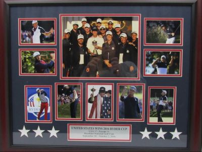 Ryder Cup 2016 Framed Tribute Collage