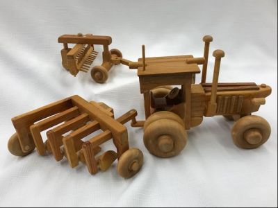 Wooden Toy Farm Machines Set 1