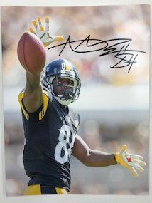 Autographed Photograph of Antonio Brown