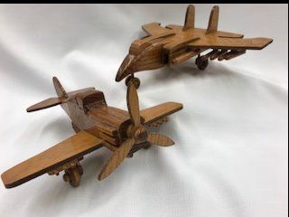 Wooden Toy Airplane Set 3