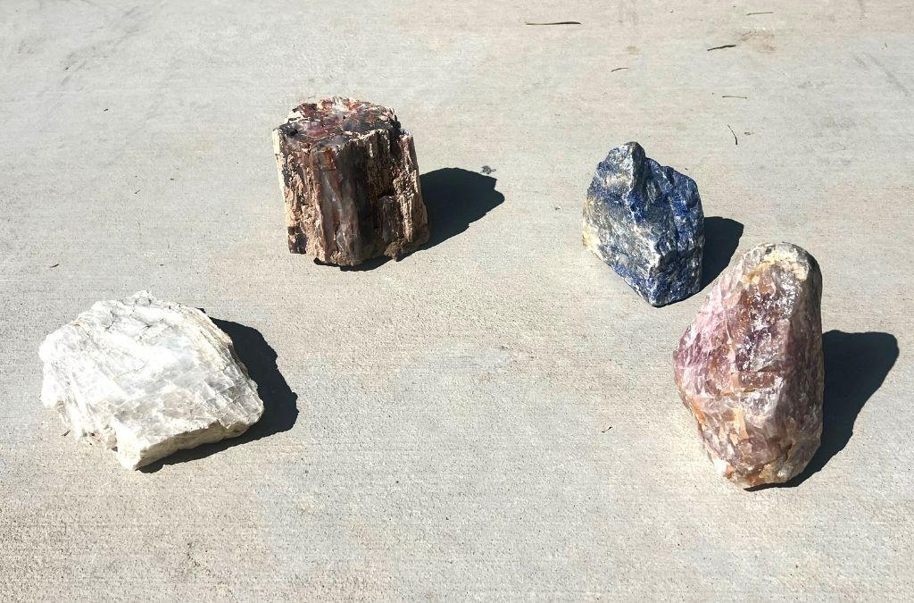 Lot of 4 Gemstone and Mineral Specimens