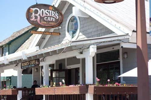 Dining at Rosies Cafe