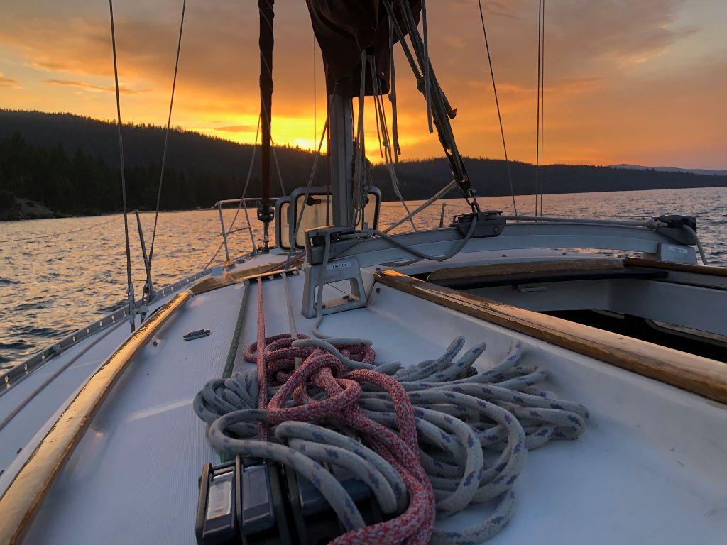 Sailboat Wine and Dinner Cruise on Lake Tahoe for Four